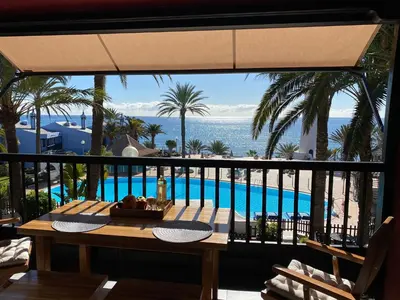 Piscina en o cerca de First Beachline Maritime Deluxe with Panorama-balcony in Sun Club