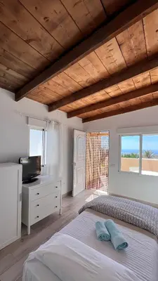 Cama o camas de una habitación en Salobre Blue Sky 3