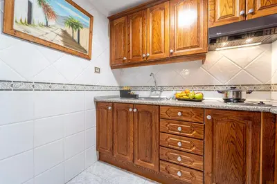 Una cocina o zona de cocina en El 5º Cielo