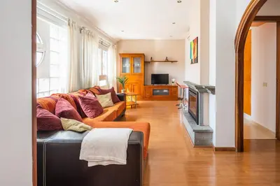 Zona de estar de Apartamento en el casco histórico de San Mateo