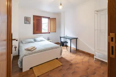 Cama o camas de una habitación en Un Lugar House San Telmo -Coliving