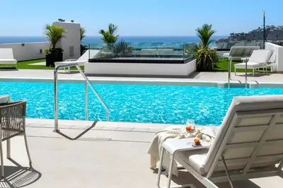Piscina en o cerca de Palmera Sea View