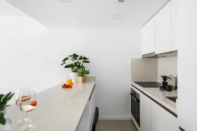 Una cocina o zona de cocina en Palmera Sea View