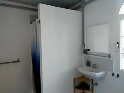 Un baño de Wohnung Sabina