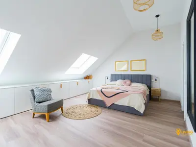 Cama o camas de una habitación en Living Las Canteras Homes - UNIQUE PENTHOUSE