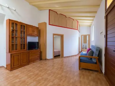 Una televisión o centro de entretenimiento en Casa Valido