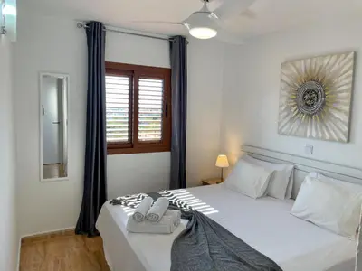 Cama o camas de una habitación en Blue Ocean Holiday Home