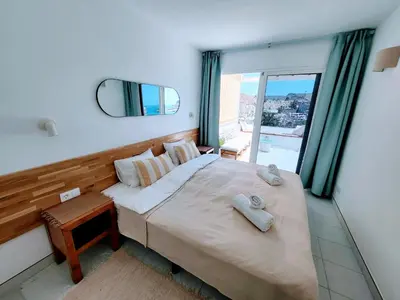 Cama o camas de una habitación en Gran Ocean View