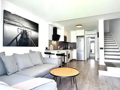 Zona de estar de New Garden Solarium Bungalow
