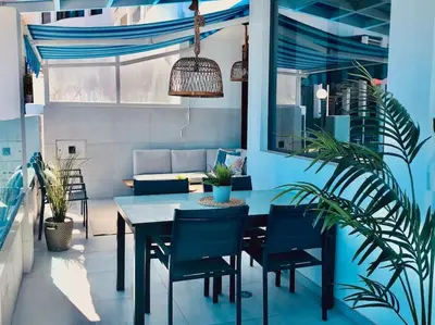 Zona de estar de Welcome to your paradise at Puerto Rico de Gran Canaria!