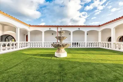 Jardín al aire libre en BUNGALOWS LOS ARCOS 77