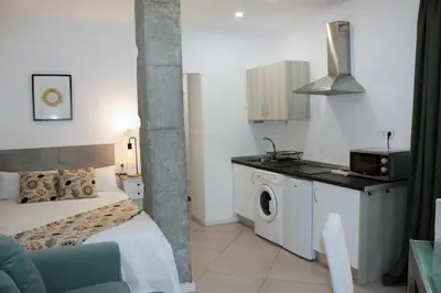 Una cocina o zona de cocina en Canary Dream Studio
