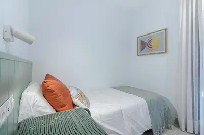 Cama o camas de una habitación en Viriato - Wifi - AC - Terraza compartida