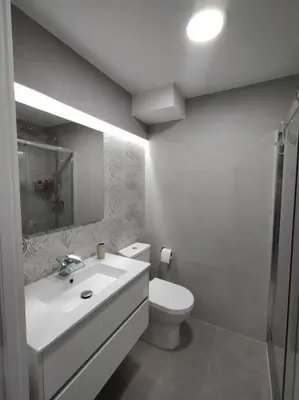 Un baño de Holiday Apartment Alegranza