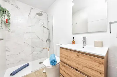 Un baño de Apartamento céntrico en playa del inglés