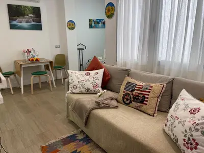 Zona de estar de Apartment by the Ocean - Canteras Beach - Las Palmas, Canary Islands, Spain