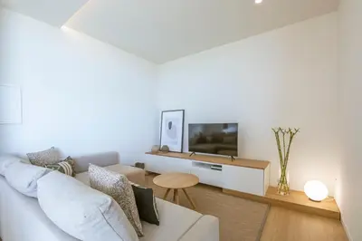 Una televisión o centro de entretenimiento en Panoramic views - Paraísos de Agaete