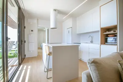 Una cocina o zona de cocina en Panoramic views - Paraísos de Agaete