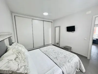 Cama o camas de una habitación en Sunny Puerto de Mogan