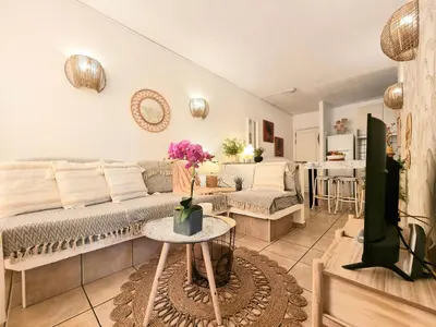 Zona de estar de Apartamento Tropical en playa del inglés