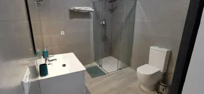 Un baño de Situación inmejorable. Céntrico y tranquilo
