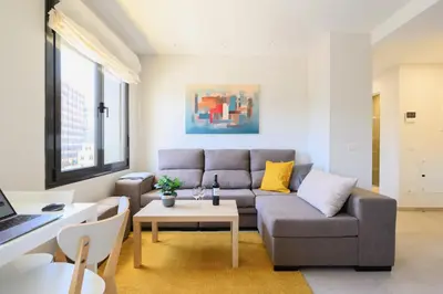 Zona de estar de Brand New 2BR with Auto Check-In
