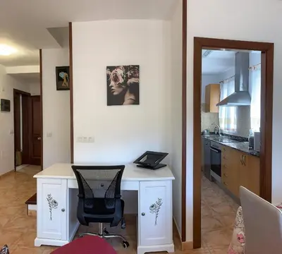 Una cocina o zona de cocina en Viviendas Vacacionales en el centro de Valleseco By Artenatur